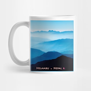 Dawn in Helambu, Nepal Mug